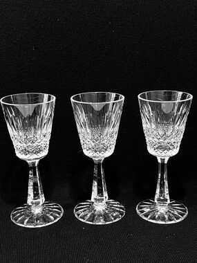 Gladdagh by Galway Crystal Cordial Glasses Set of 3